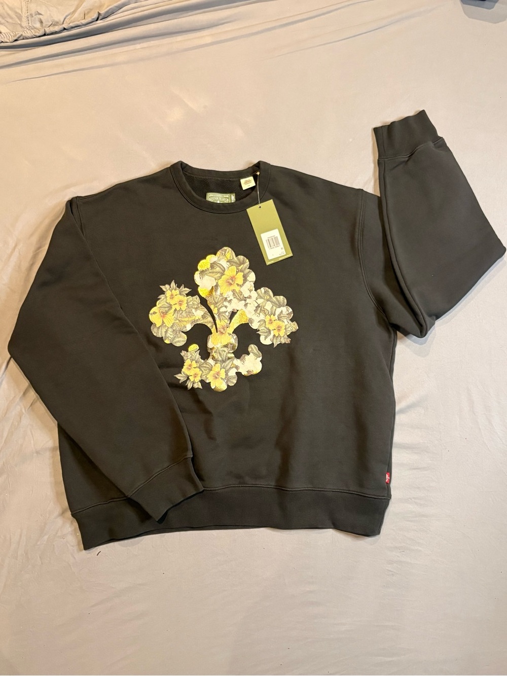 Levi’s X Denim Tears Crewneck Sweatshirt Mens L - Picture 3 of 11